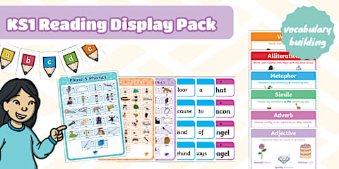 Reading Aloud Display Bunting