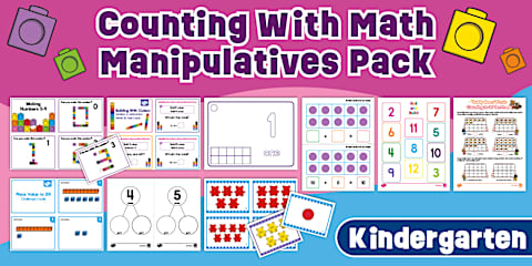Dominoes Counting 1-10 Math Game for PreK-K