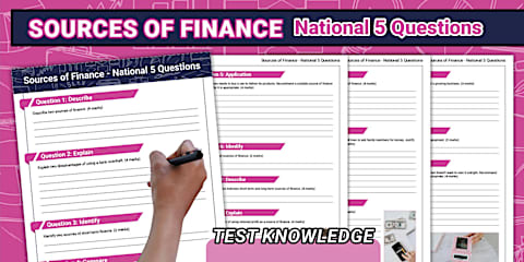 National Sources of Finance Activities