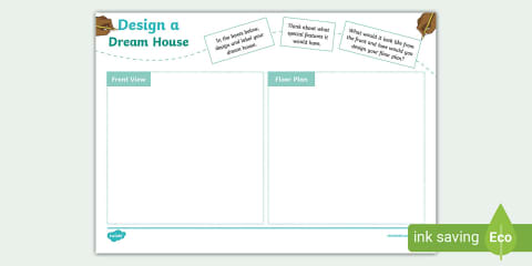Design Your Dream Home Worksheet