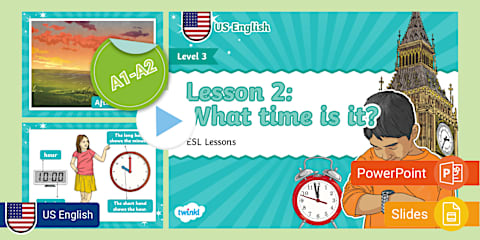 ESL Curriculum (US-English Version) Level 3, Lesson 1 Interactive Worksheet