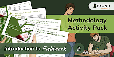 Geography Fieldwork: Sampling Techniques Matching Cards Activity