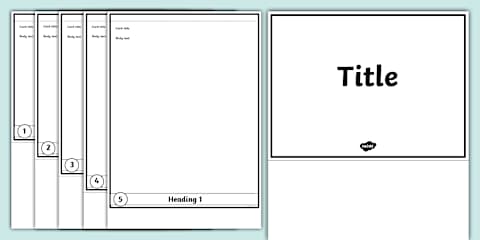 KS3 Physics Editable Topic Title Page Template