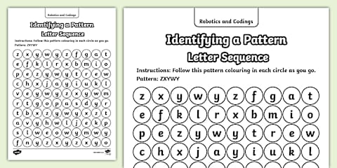 Foundation Phase - Robotics and Coding - Term 4 - Coding - Pattern ...