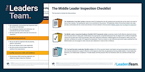 Ofsted Inspection Checklist - Leadership and Governance