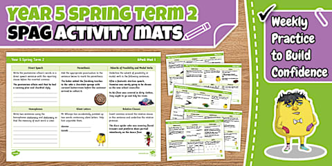 Year 5 Summer Term 2 SPaG Activity Mats