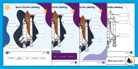 Space Shuttle Interactive Labelling Activity