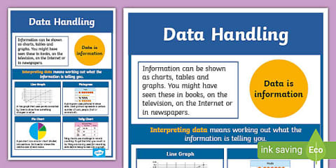 KS2 Discrete and Continuous Data Display Poster