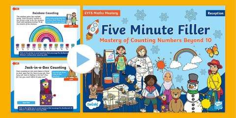 EYFS Maths Mastery: 5 Minute Filler Counting PowerPoint 1 (Reception)