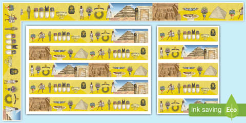 Ancient Egypt Display Borders