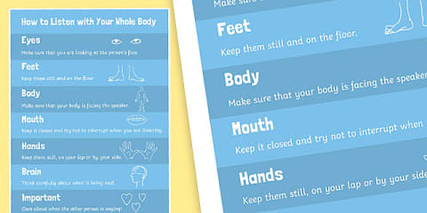 Listening Differently Display Poster