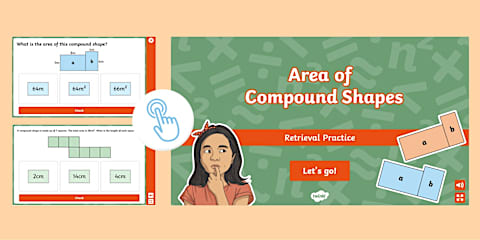 Calculating Area (Compound) Five Lesson Starters PowerPoint