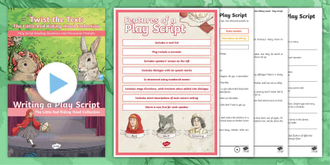 Play Script Template for 3rd-5th Grade
