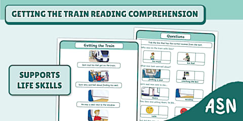 Going Swimming Reading Comprehension with Visual Supports