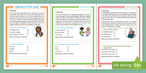 Reading Comprehension Skills: Inference Worksheet (Year 5-6)