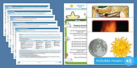 EYFS Reception Topic Planning Web: Light and Dark