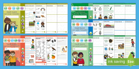 Phase 2 Pencil Control and Letter Formation Activity Booklet Bumper Pack