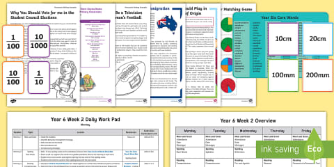 Year 5 Week 1 Relief Teaching Plan