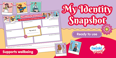 Knowing My Identity Worksheet