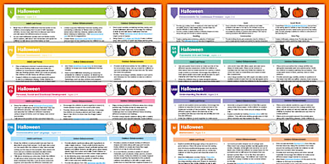 EYFS Autumn Activity Planning and Continuous Provision Ideas (Ages 2-4)