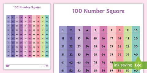 Year 4 Hundred Square Addition and Subtraction Challenge Worksheet