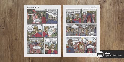 Macbeth Timeline Activity Sheets: Act 5