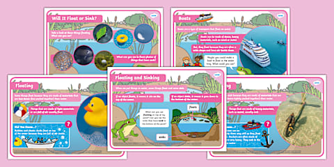 EYFS Science Let It Flow Play Tray: Floating and Sinking (Supporting ...