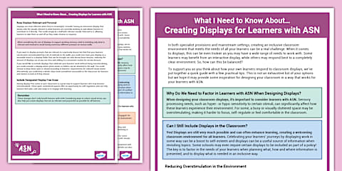 ASN Classroom Display Pack