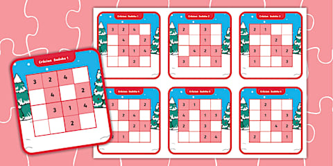 Sudoku 4 x 4 – Fișă de activitate