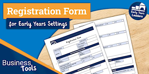 New Starter Form for Early Years Children in Private Childcare Settings