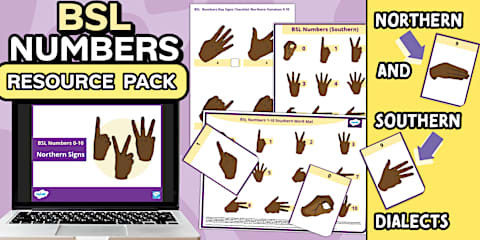 Numbers In Sign Language Bsl Numbers 1 to 10 in British Sign Language (BSL) Video Pack - Northern ...