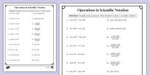 Eighth Grade Scientific Notation: Making Really Big & Really Small ...
