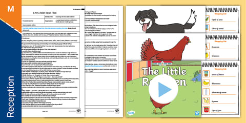 EYFS The Little Red Hen Activity Planning and Continuous Provision ...