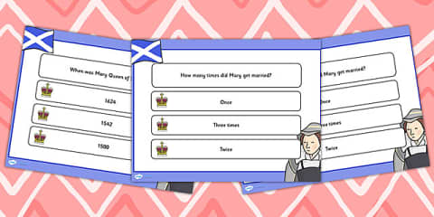 Mary, Queen of Scots Second Level CfE IDL Topic Web