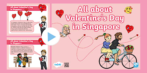 Twinkl x Pentel Singapore Valentine's Day Colouring Pack