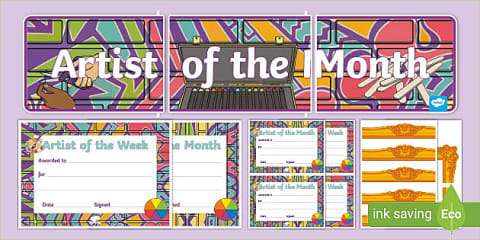 Arts Week Display Lettering