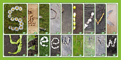 Create Numbers 0-20 With Nature Activity Pack