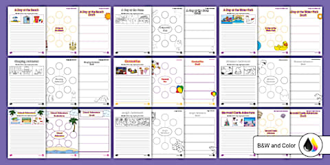 First Grade Who, What, When, Where, Why, and How Sentence Writing ...