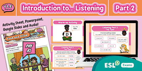 YLE Starters - Introduction to Listening Part 1 [Pre-A1]