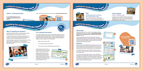 Realising the Ambition Key Concepts Display Poster