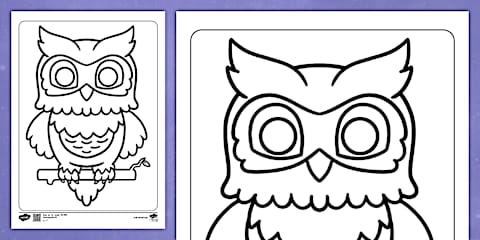 Owl Collage Craft