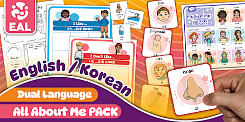 한글 자음 소리 플래시카드 Korean Alphabet Hangul Consonants with