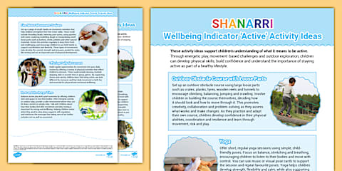 SHANARRI Wellbeing Indicator 'Nurtured' Activity Ideas ELC