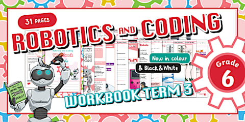 Robotics and Coding- Posters: Vocabulary (CAPS Aligned)
