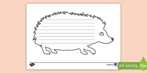 Badger Writing Template