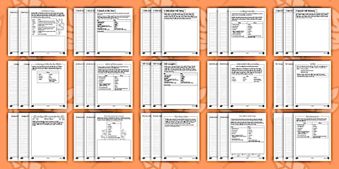 Eighth Grade Fall Writing Activity Pack