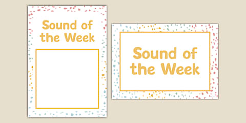 Muted Rainbow Sound of the Week Display Poster