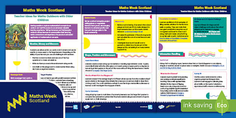 Maths Week Scotland: Design Your Own Maths Game Activity
