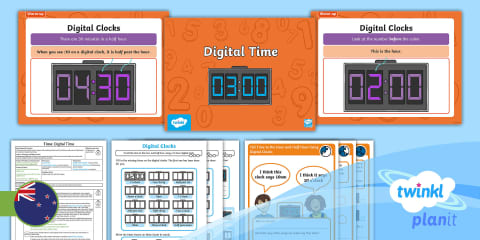 Analogue and Digital Clock Teaching Activity