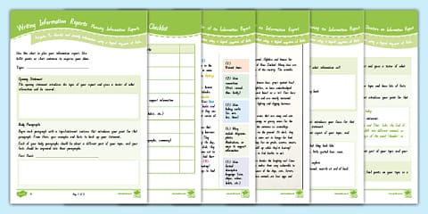 Level 2 Writing - Information Report Exemplar